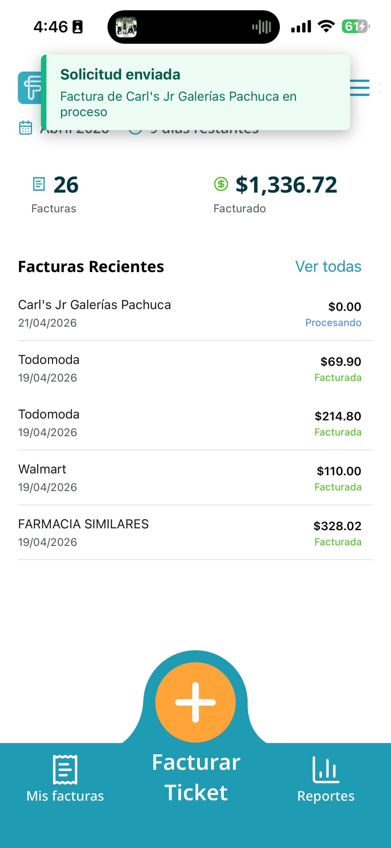 Fiscalify app - toma foto de tu ticket